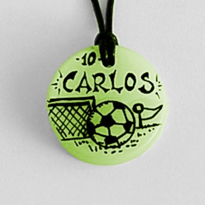 Collar Orbe Fútbol Verde