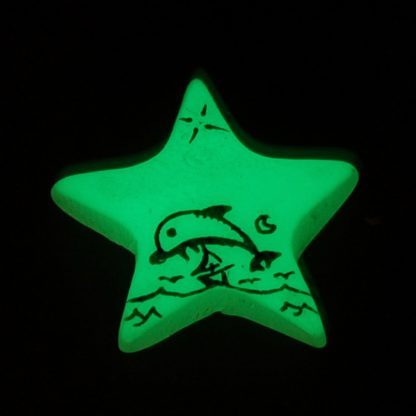 Collar Estrella Delfín Verde Brillando