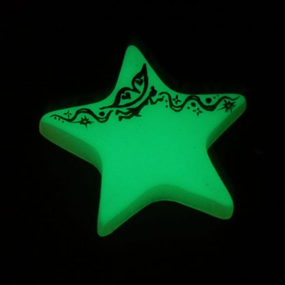 Collar Estrella Hada Verde Brillando