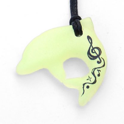 Collar Delfín Música Verde